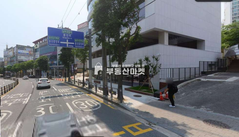 전남광주 남구 봉선동 쌍용사거리 메인 대로변 신축 상가 임대!! 월세 매물번호 17586 사진 2