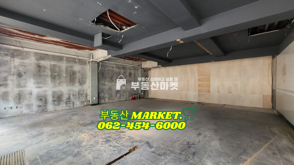전남광주 북구 일곡동 일곡동 메인대로변 1층 공실상가 임대ㅣ프랜차이즈, 식당, 패스트푸드 전문점 월세 매물번호 17638 사진 2