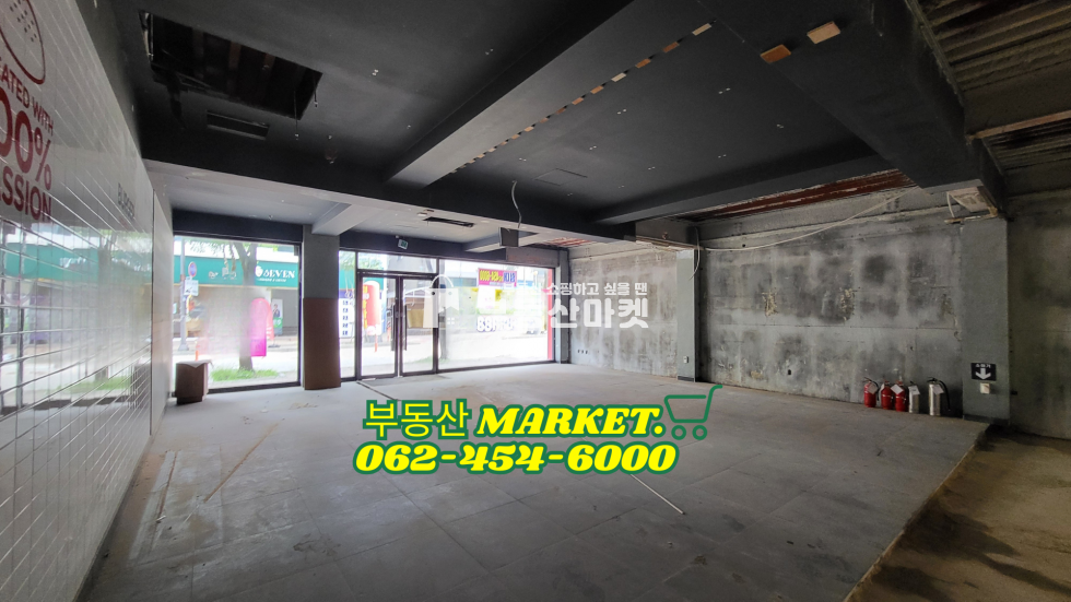 전남광주 북구 일곡동 일곡동 메인대로변 1층 공실상가 임대ㅣ프랜차이즈, 식당, 패스트푸드 전문점 월세 매물번호 17638 사진 4