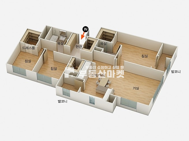 전남광주 남구 압촌동 압촌동 에너지밸리풍경채퍼스트파크 ㅣ관리상태최상 입주3년 신축ㅣ매매 ㅣ입주일협의조율가능!! 매매 매물번호 15914 사진 5
